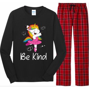 Dancing Unicorn Be Kind Anti Bullying Unity Day Orange Long Sleeve Pajama Set