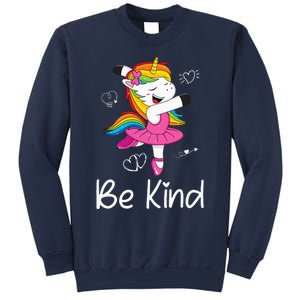 Dancing Unicorn Be Kind Anti Bullying Unity Day Orange Sweatshirt