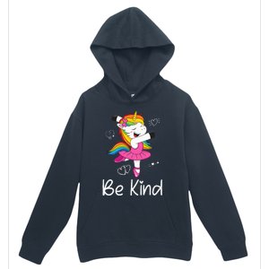 Dancing Unicorn Be Kind Anti Bullying Unity Day Orange Urban Pullover Hoodie