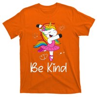 Dancing Unicorn Be Kind Anti Bullying Unity Day Orange T-Shirt