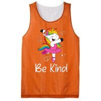 Dancing Unicorn Be Kind Anti Bullying Unity Day Orange Mesh Reversible Basketball Jersey Tank