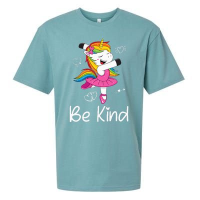 Dancing Unicorn Be Kind Anti Bullying Unity Day Orange Sueded Cloud Jersey T-Shirt