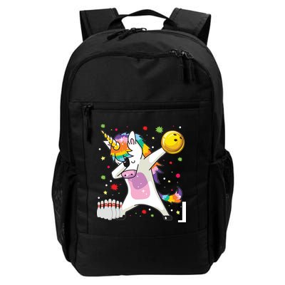Dabbing Unicorn Bowling Funny Bowling Backpack