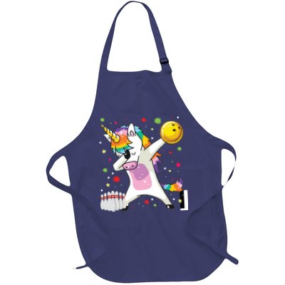 Dabbing Unicorn Bowling Funny Bowling Apron
