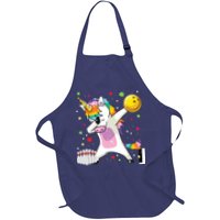 Dabbing Unicorn Bowling Funny Bowling Apron
