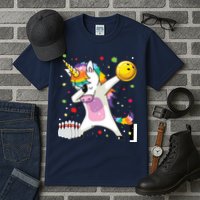 Dabbing Unicorn Bowling Funny Bowling Tall T-Shirt