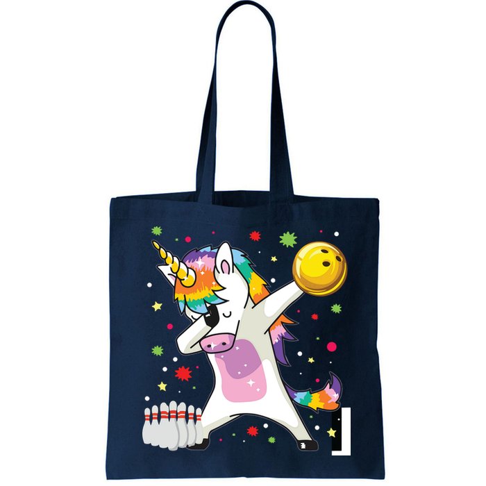 Dabbing Unicorn Bowling Funny Bowling Bag