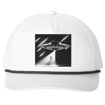 Down Ufo Bad Alien Funny Snapback Five-Panel Rope Hat