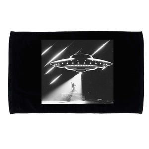 Down Ufo Bad Alien Funny Microfiber Hand Towel