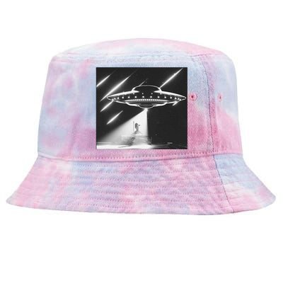 Down Ufo Bad Alien Funny Tie-Dyed Bucket Hat