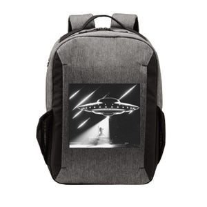 Down Ufo Bad Alien Funny Vector Backpack