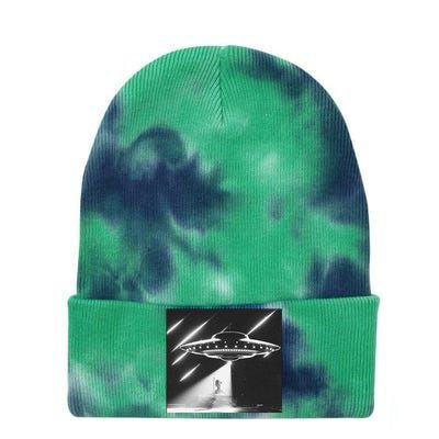 Down Ufo Bad Alien Funny Tie Dye 12in Knit Beanie