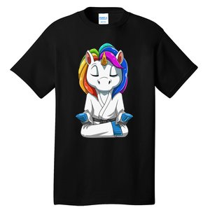 Dabbing Unicorn Brazilian Jiu Jitsu Mom Tee BJJ Tall T-Shirt