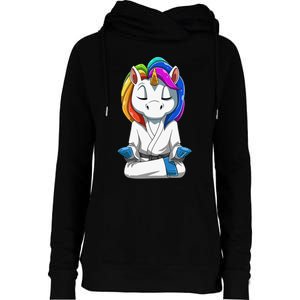 Dabbing Unicorn Brazilian Jiu Jitsu Mom Tee BJJ Womens Funnel Neck Pullover Hood