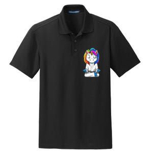 Dabbing Unicorn Brazilian Jiu Jitsu Mom Tee BJJ Dry Zone Grid Polo