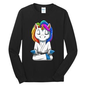 Dabbing Unicorn Brazilian Jiu Jitsu Mom Tee BJJ Tall Long Sleeve T-Shirt