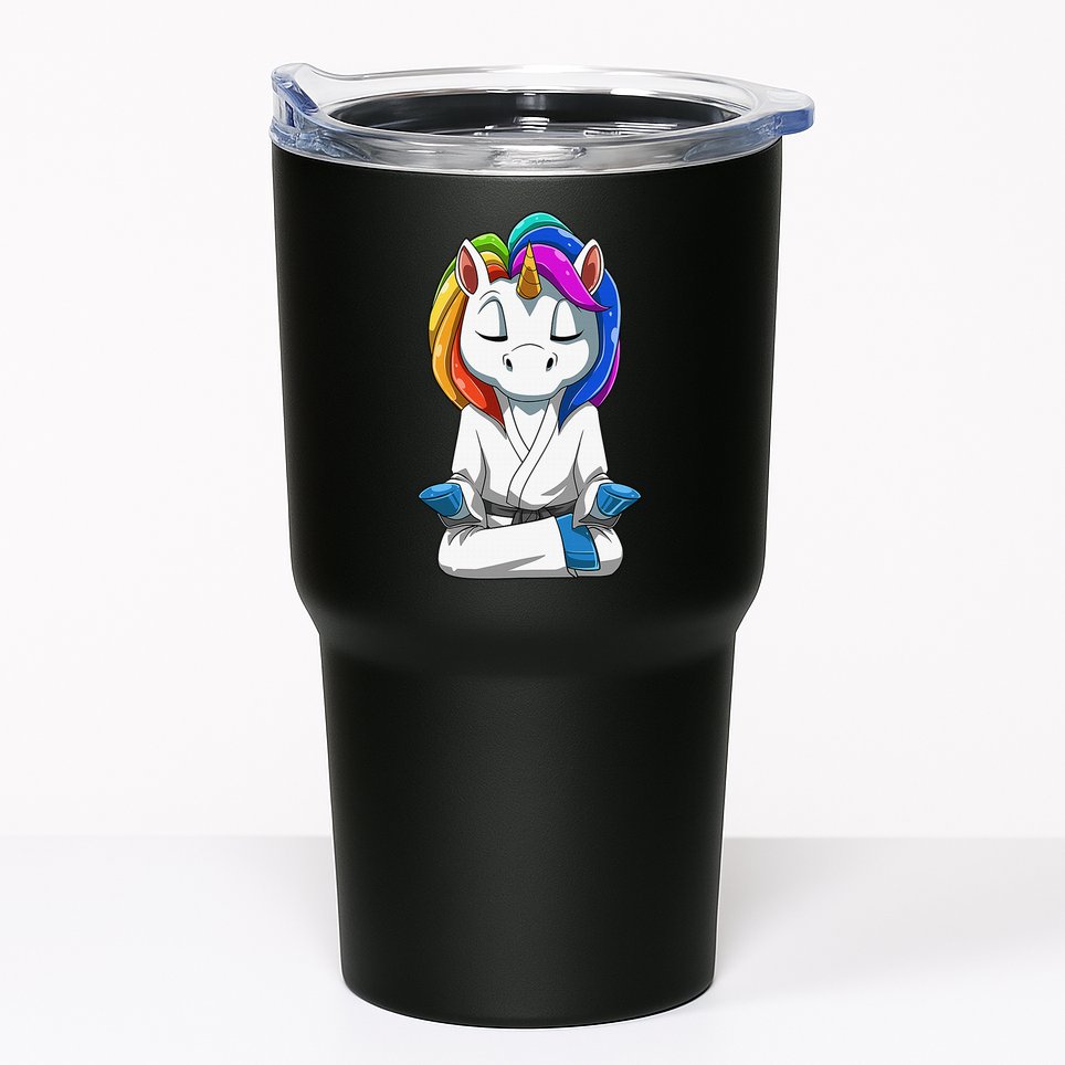 Dabbing Unicorn Brazilian Jiu Jitsu Mom Tee BJJ Tumbler