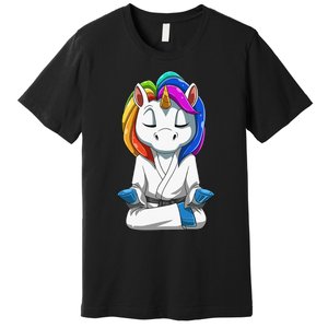 Dabbing Unicorn Brazilian Jiu Jitsu Mom Tee BJJ Premium T-Shirt