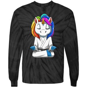 Dabbing Unicorn Brazilian Jiu Jitsu Mom Tee BJJ Tie-Dye Long Sleeve Shirt