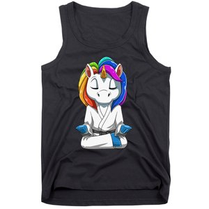 Dabbing Unicorn Brazilian Jiu Jitsu Mom Tee BJJ Tank Top