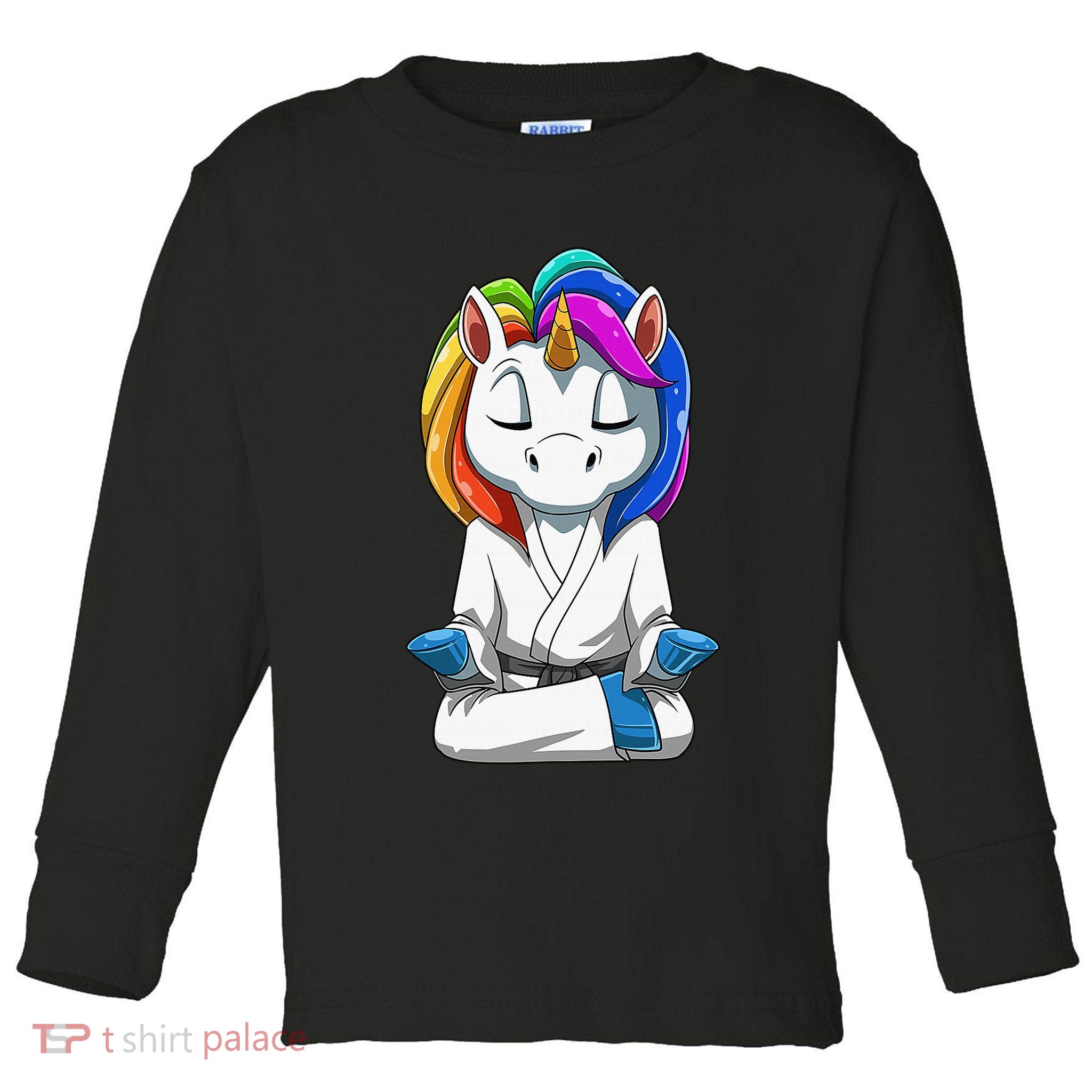 Dabbing Unicorn Brazilian Jiu Jitsu Mom Tee BJJ Toddler Long Sleeve Shirt