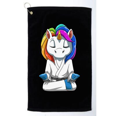 Dabbing Unicorn Brazilian Jiu Jitsu Mom Tee BJJ Golf Towel