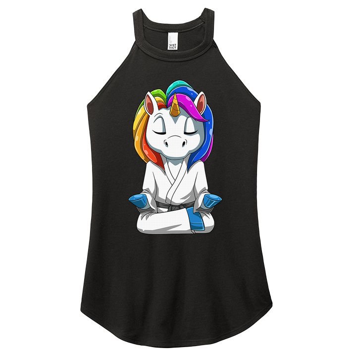 Dabbing Unicorn Brazilian Jiu Jitsu Mom Tee BJJ Women's Perfect Tri Rocker Tank