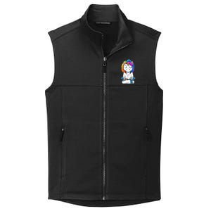 Dabbing Unicorn Brazilian Jiu Jitsu Mom Tee BJJ Collective Smooth Fleece Vest