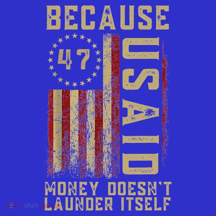 D.O.G.E. Usaid Because Money DoesnT Launder Itself Full-Length Apron With Pockets