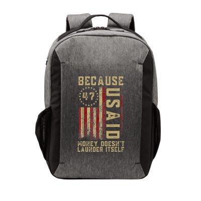 D.O.G.E. Usaid Because Money DoesnT Launder Itself Vector Backpack