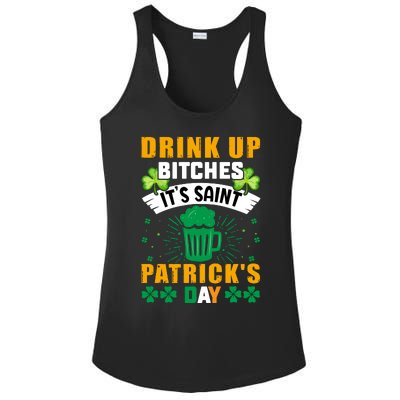 Drink Up Bitches It Funny St Ladies PosiCharge Competitor Racerback Tank