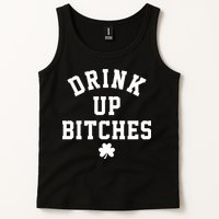 Drink Up Bitches Funny St Patrick's Day Party Tank Top