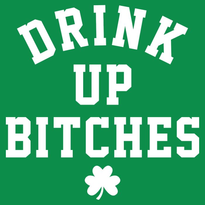 Drink Up Bitches Funny St Patrick's Day Party Baby Bodysuit