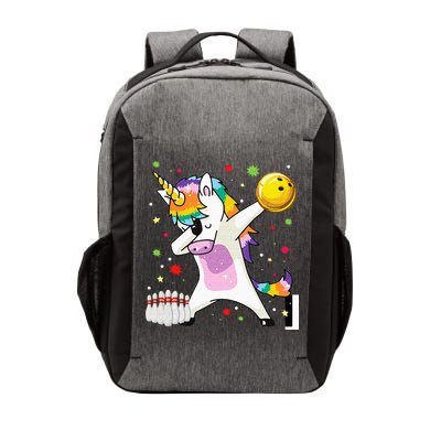 Dabbing Unicorn Bowling Funny Bowling Boy Girl Vector Backpack