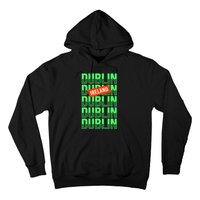 Dublin Ireland Typography Hoodie