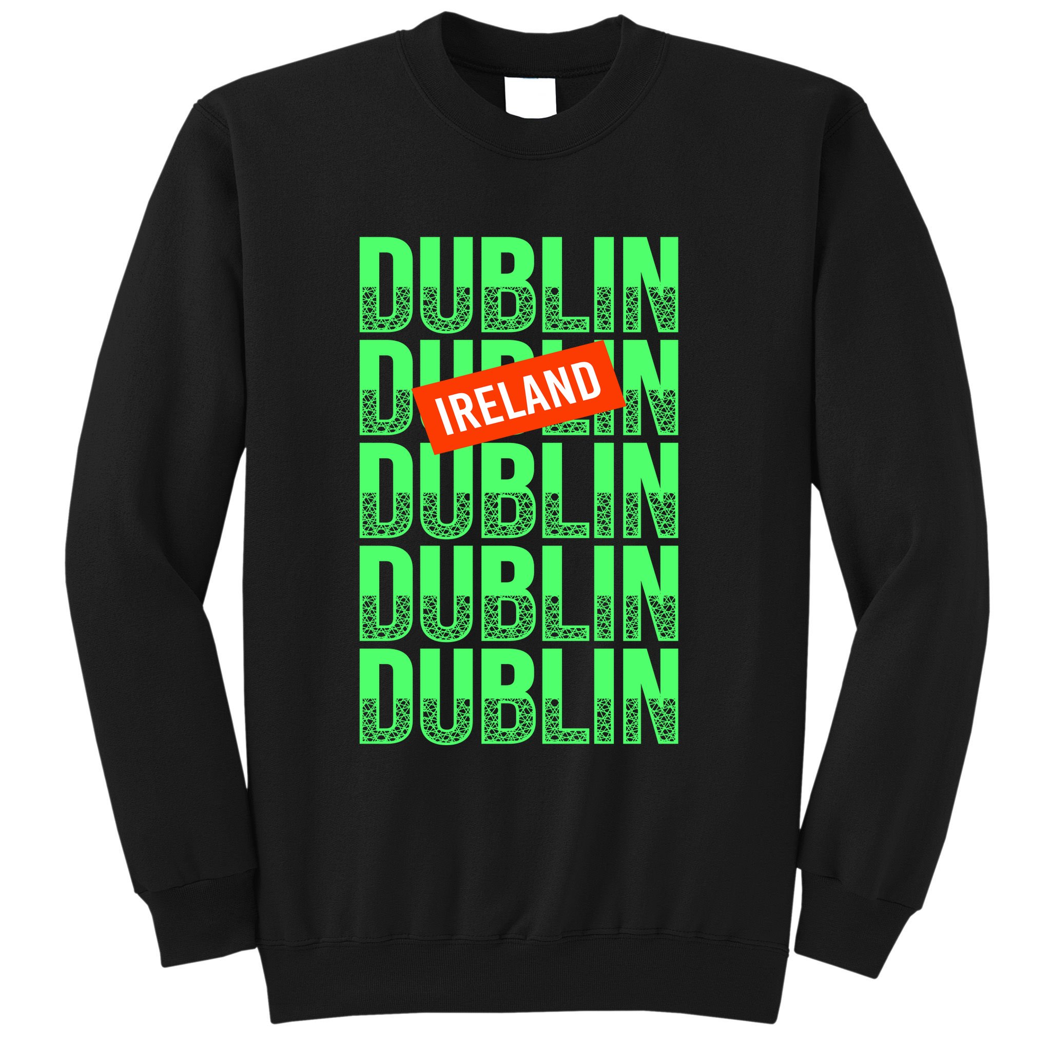 Dublin Ireland Typography Sweatshirt