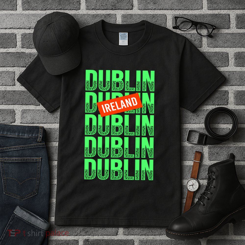 Dublin Ireland Typography Tall T-Shirt