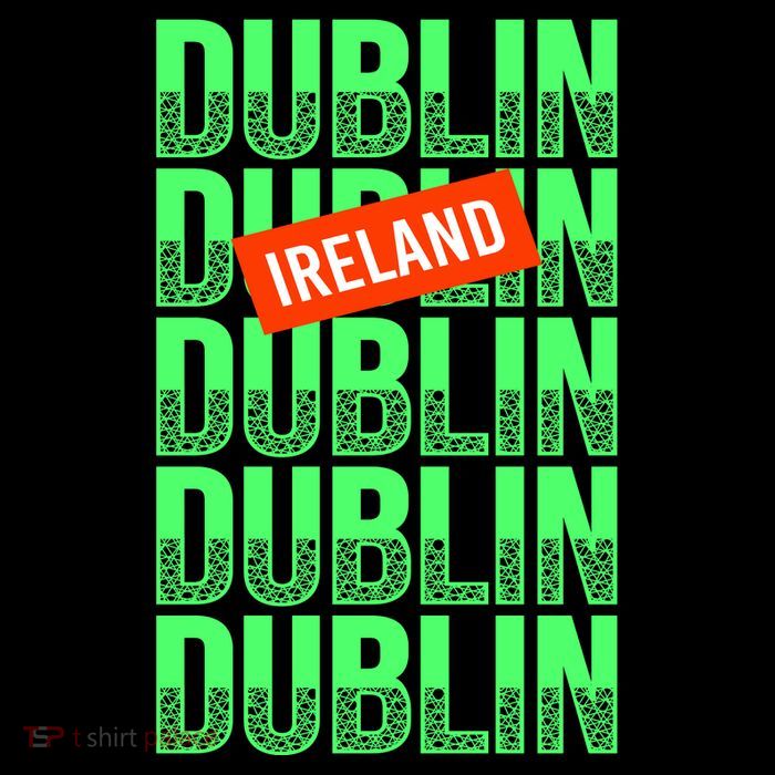 Dublin Ireland Typography Impact Tech Backpack