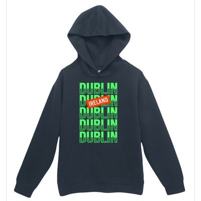 Dublin Ireland Typography Urban Pullover Hoodie