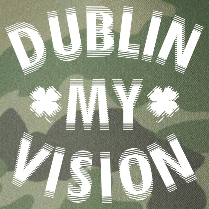 Dublin My Vision Drunk Clover St. Patrick's Day Drinking Legacy Tie Dye Trucker Hat