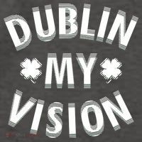Dublin My Vision Drunk Clover St. Patrick's Day Drinking Vector Backpack