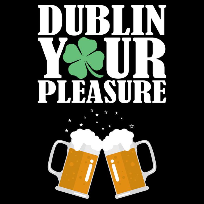 Dublin Your Pleasure Irish Beer Clover Backpack