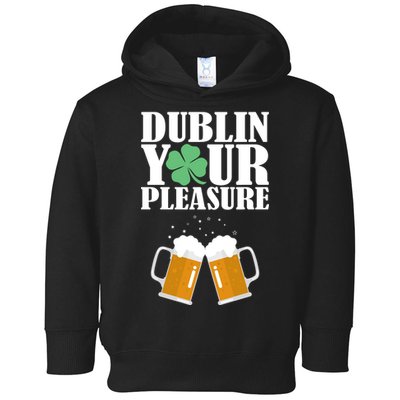 Dublin Your Pleasure Irish Beer Clover Toddler Hoodie