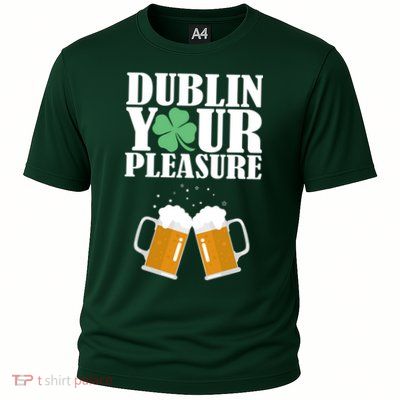 Dublin Your Pleasure Irish Beer Clover Performance Shirt
