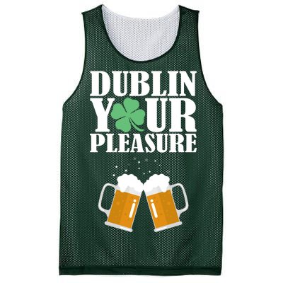 Dublin Your Pleasure Irish Beer Clover Mesh Reversible Basketball Jersey Tank