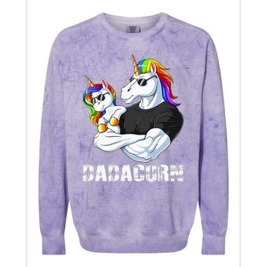 Dadacorn Unicorn Christmas Gift Set Colorblast Crewneck Sweatshirt