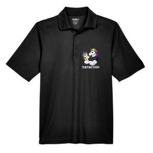 Dadacorn Unicorn Christmas Gift Set Men's Origin Performance Pique Polo