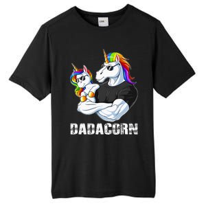 Dadacorn Unicorn Christmas Gift Set Tall Fusion ChromaSoft Performance T-Shirt