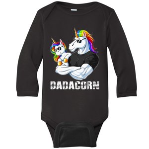 Dadacorn Unicorn Christmas Gift Set Baby Long Sleeve Bodysuit