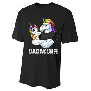 Dadacorn Unicorn Christmas Gift Set Performance Sprint T-Shirt